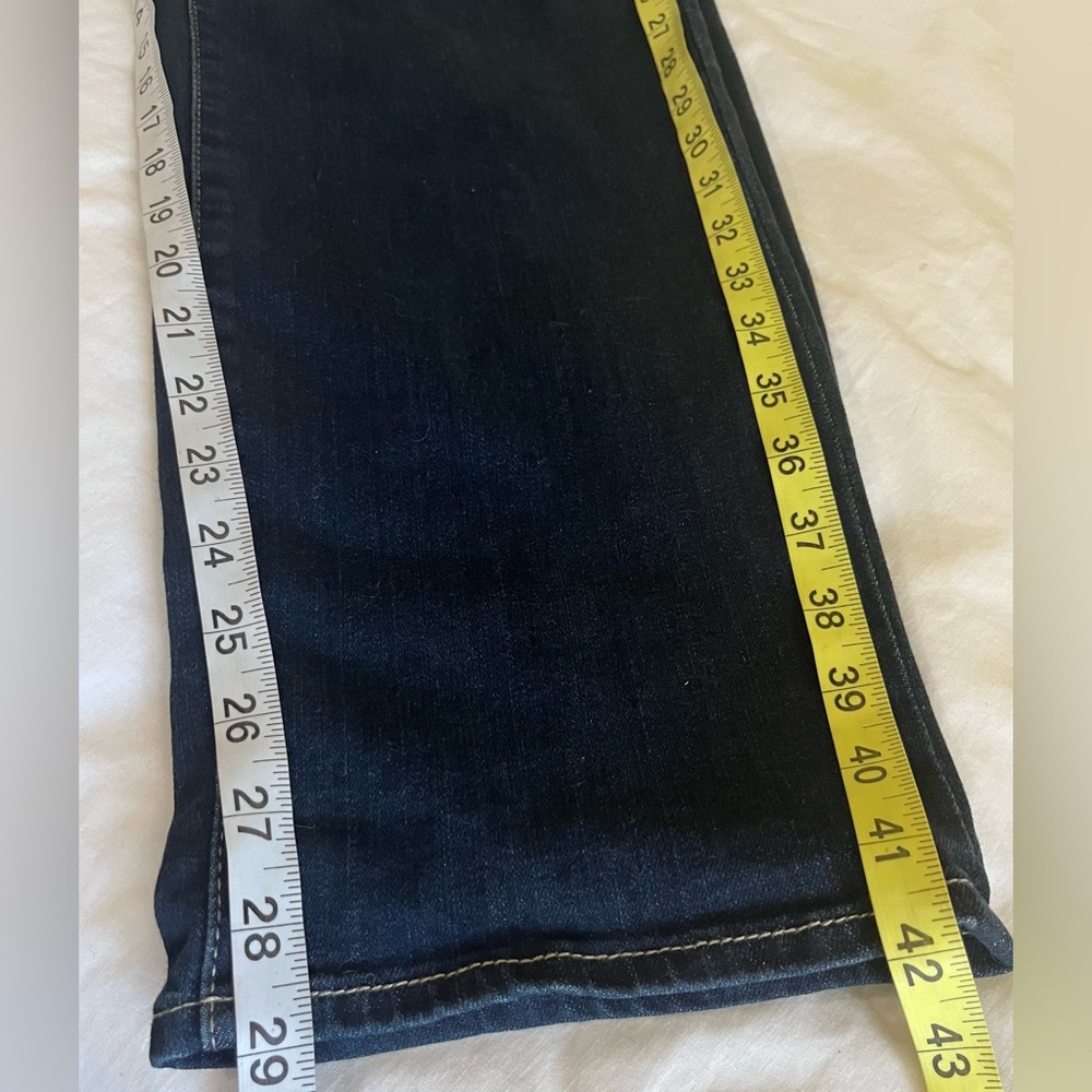 Seven7  High Rise Vintage Straight Blue Jeans Women’s Sz 14‎ - Picture 11 of 13